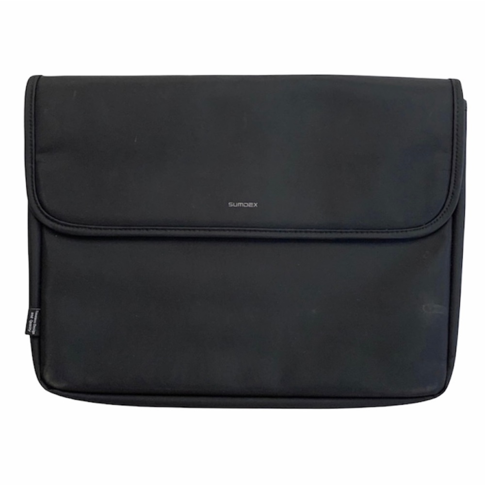 Black Velcro Computer Bag